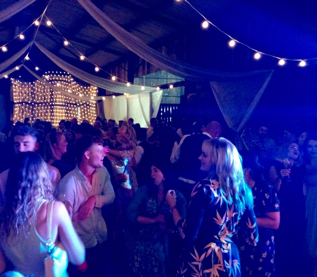 Dancers at a wedding 